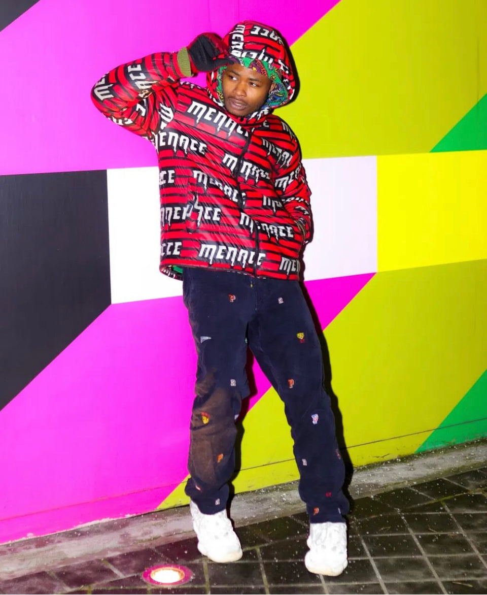 The Menace Printed Puffer Coat