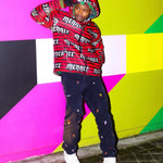 The Menace Printed Puffer Coat