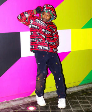 The Menace Printed Puffer Coat