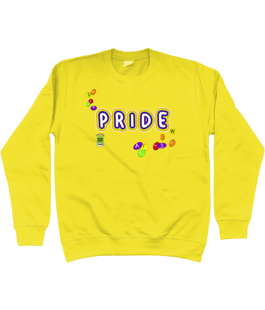 Pride Cotton Sweatshirt - Alien Cow