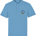 Mind Your Business Embroidered Polo Shirt - Alien Cow