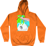 Space Boo College Cotton Hoodie - Alien Cow