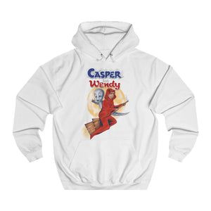 Casper and Wendy Cotton Hoodie - Alien Cow