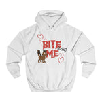 Bite Me Cotton Hoodie - Alien Cow