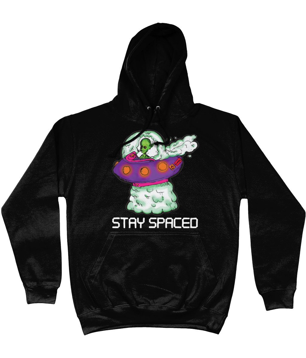 Stay Spaced Hoodie - Alien Cow