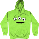 We Come In Peace Cotton College Hoodie - Alien Cow