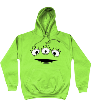 We Come In Peace Cotton College Hoodie - Alien Cow