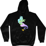 Genie In a Bottle College Hoodie - Alien Cow