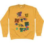 FU-NKY Cotton Sweatshirt - Alien Cow