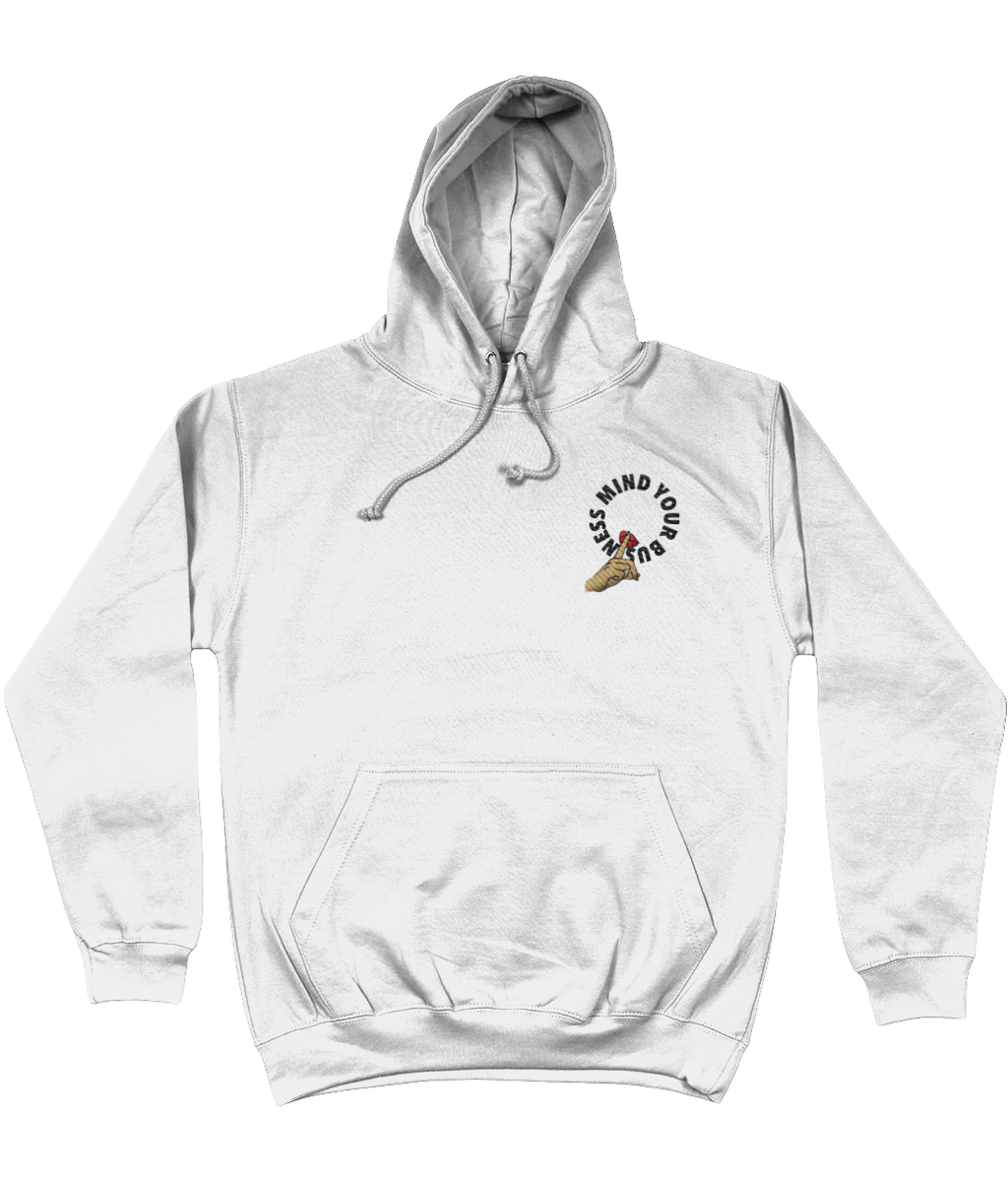 Mind Your Business Cotton Hoodie - Alien Cow