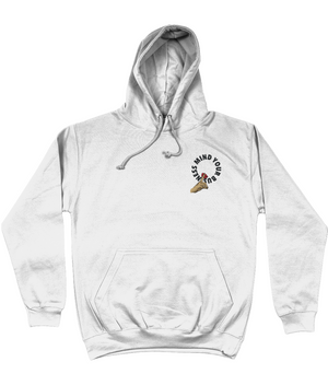 Mind Your Business Cotton Hoodie - Alien Cow