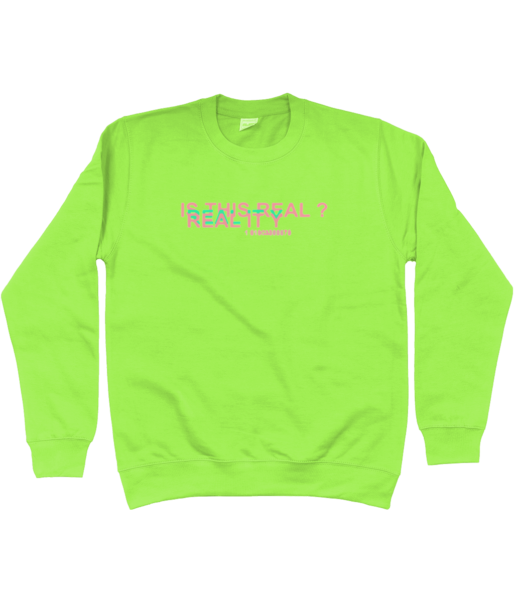 Fake Reality Sweatshirt - Alien Cow