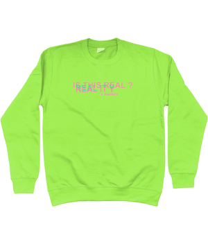 Fake Reality Sweatshirt - Alien Cow