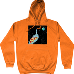 Pizza Over Everything Hoodie - Alien Cow