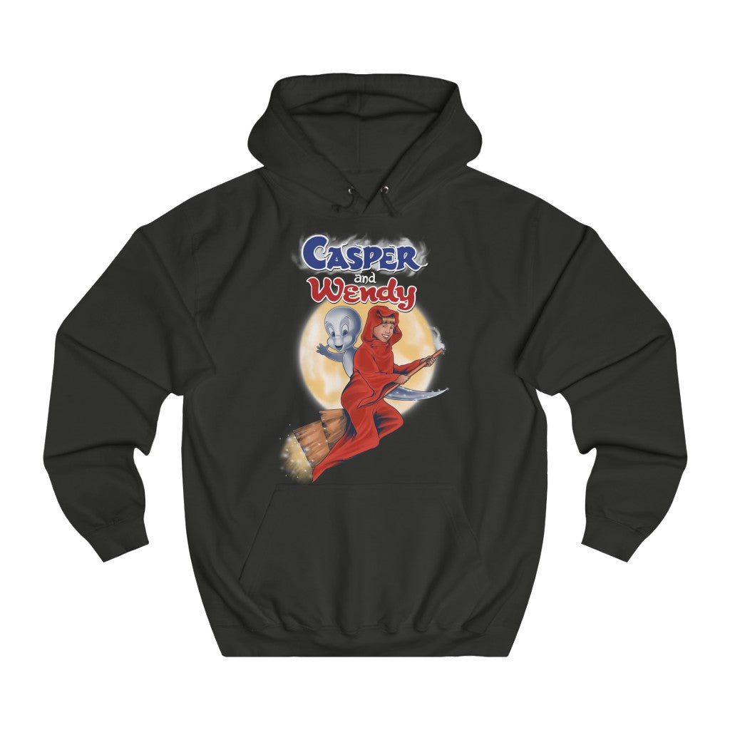 Casper and Wendy Cotton Hoodie - Alien Cow