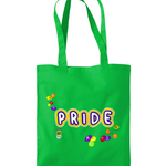 Pride Cotton Shoulder Tote Bag - Alien Cow