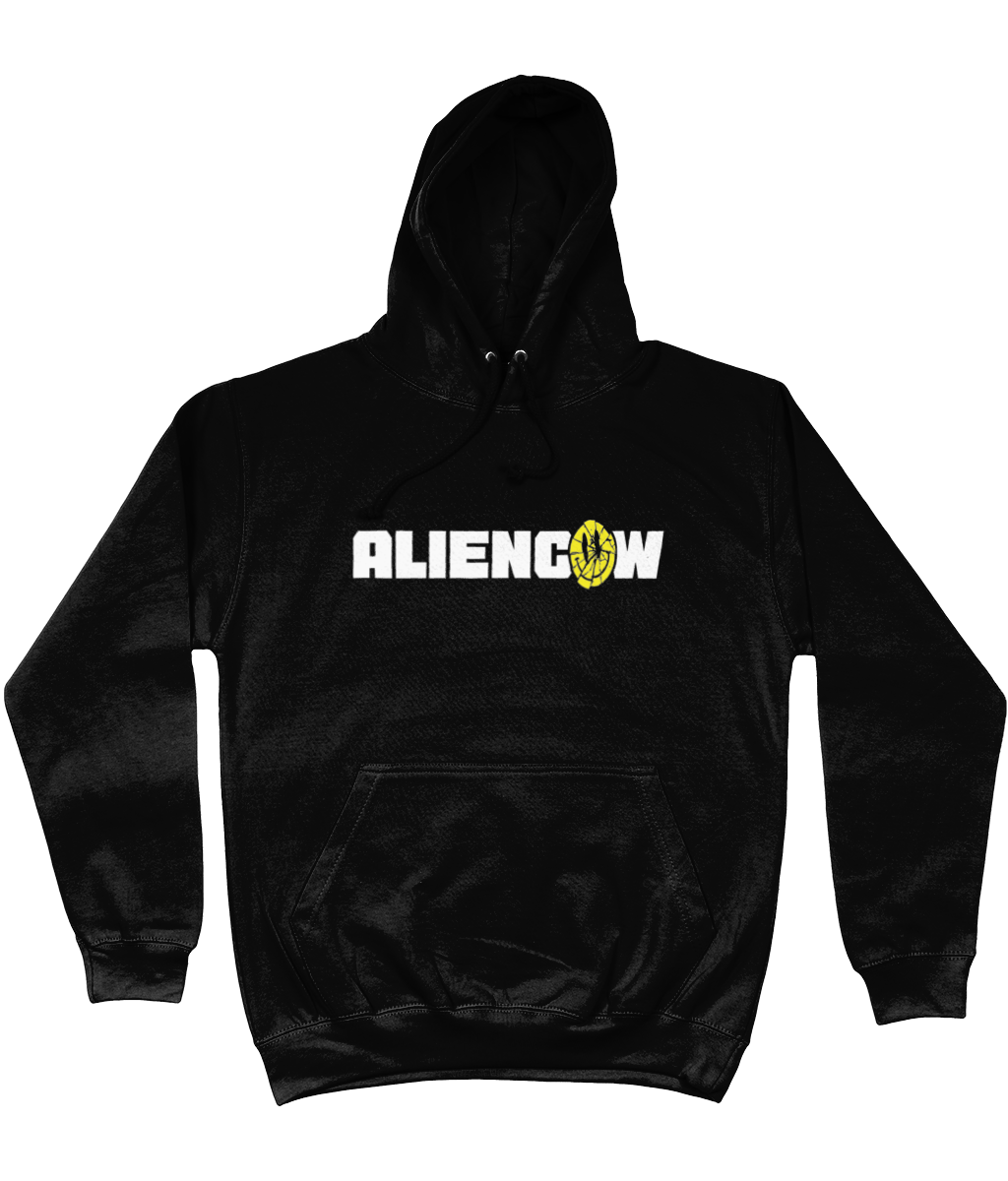 Alien C:)W Cotton Hoodie - Alien Cow