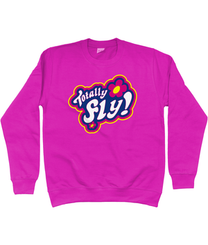 Totally Fly Cotton Sweatshirt - Alien Cow