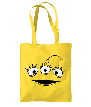 We Come In Peace Shoulder Tote Bag - Alien Cow