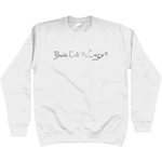 Don't Call Me Crazy Cotton Sweatshirt - Alien Cow