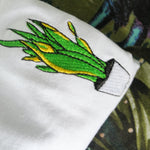 Dracaena Embroidered Organic Cotton Tee - Alien Cow