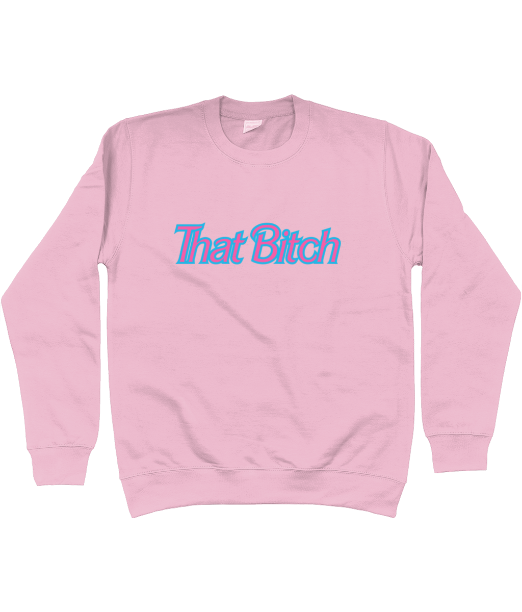 That Bitch Cotton Sweatshirt - Alien Cow