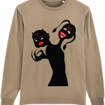 Inner Demons Organic Cotton Long Sleeve Top - Alien Cow