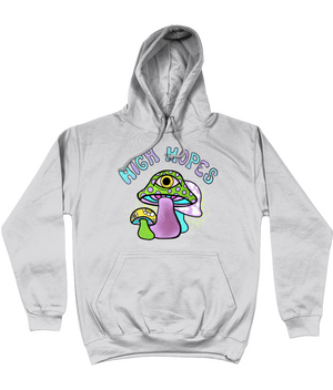 High Hopes Cotton Hoodie - Alien Cow