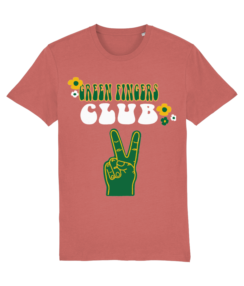 Green Fingers Club organic Cotton Tee - Alien Cow