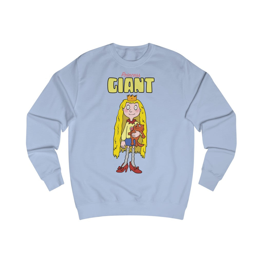 Princess Giant Cotton Sweatshirt - Alien Cow