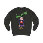 Show Us Your Fangs Cotton Sweatshirt - Alien Cow