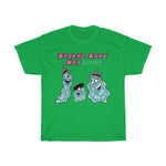 Spread Love Not Germs Cotton Tee - Alien Cow