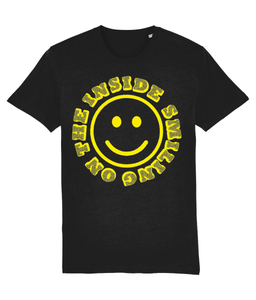 Smiling On The Inside Organic Cotton T-Shirt - Alien Cow