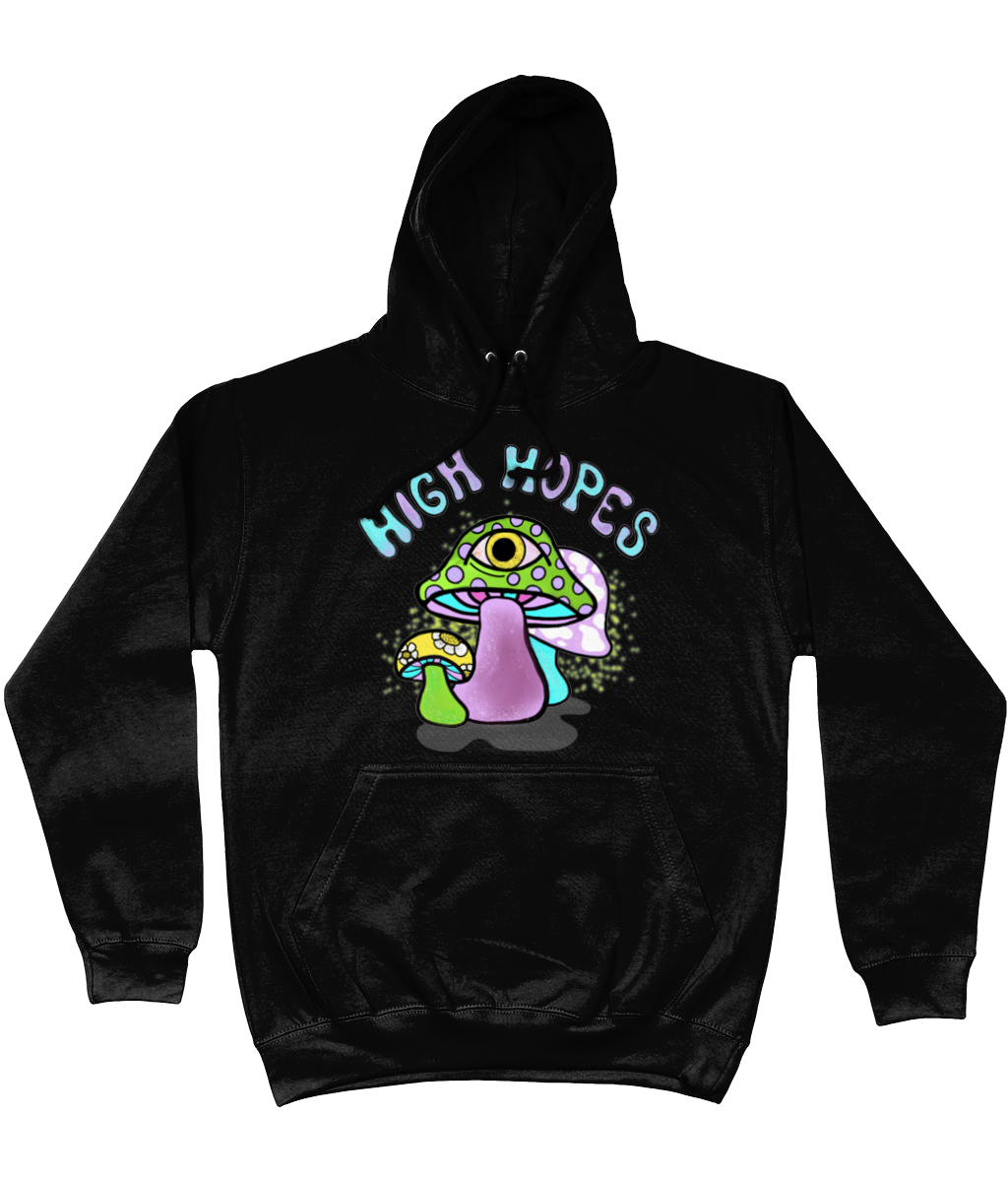 High Hopes Cotton Hoodie - Alien Cow