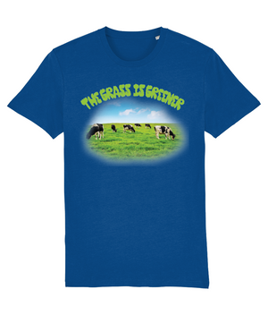 The Grass Is Greener Organic Cotton Tee - Alien Cow