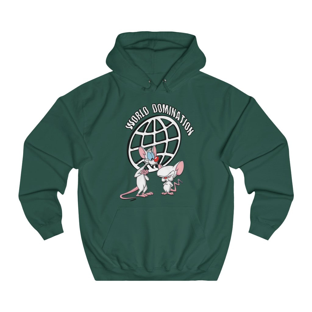 World Domination Cotton Hoodie - Alien Cow