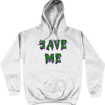 Save Me Neon Cotton Hoodie - Alien Cow