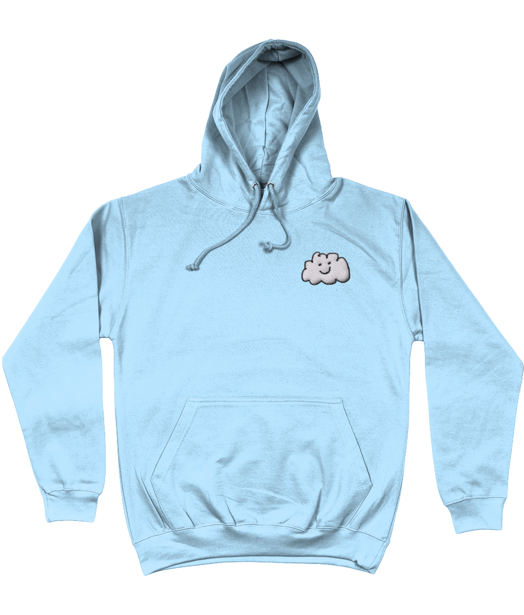 Head In The Clouds Embroidered Hoodie - Alien Cow