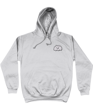 Head In The Clouds Embroidered Hoodie - Alien Cow