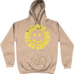 Smiling On The Inside Cotton Hoodie - Alien Cow