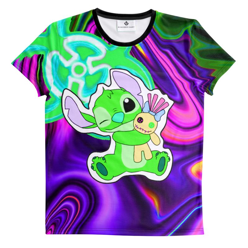 62SIX Full Print Organic Cotton Tee - Alien Cow