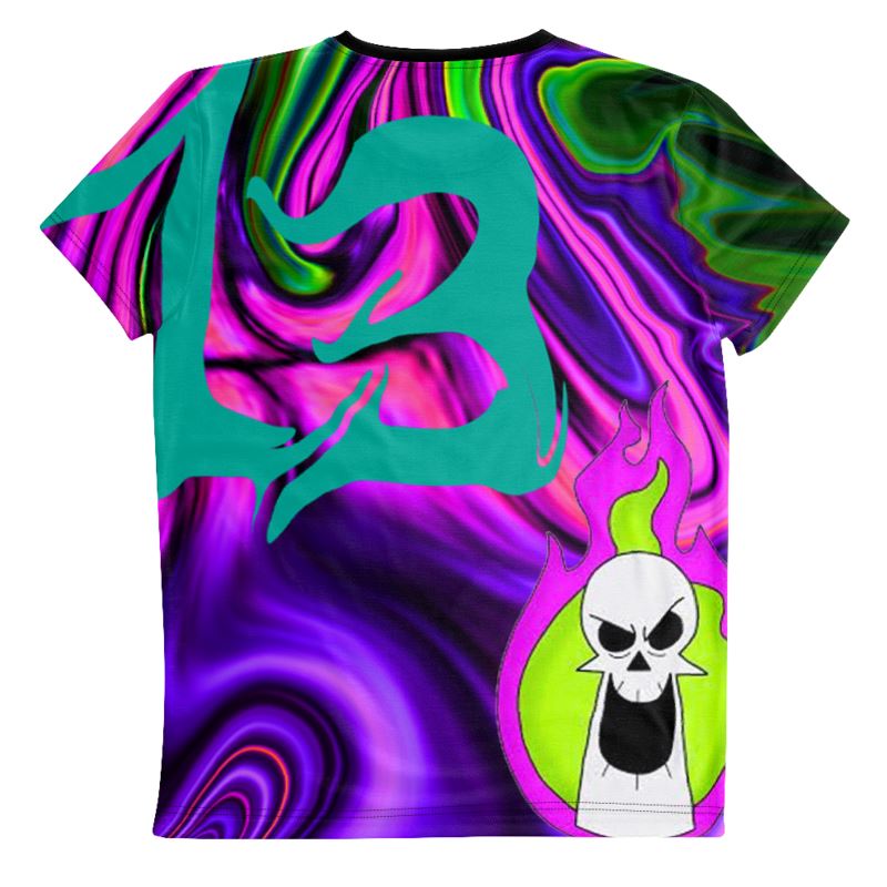 62SIX Full Print Organic Cotton Tee - Alien Cow