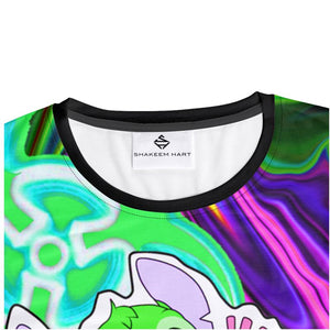 62SIX Full Print Organic Cotton Tee - Alien Cow