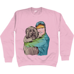 Aunt Mabel Cotton Sweatshirt - Alien Cow