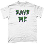 Save Me Neon  Heavy Cotton T-Shirt - Alien Cow