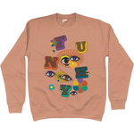 FU-NKY Cotton Sweatshirt - Alien Cow