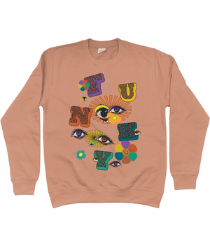 FU-NKY Cotton Sweatshirt - Alien Cow