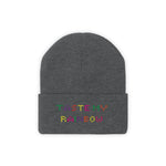 Taste My Rainbow Knit Beanie - Alien Cow