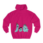 Spread Love Not Germs Cotton Hoodie - Alien Cow