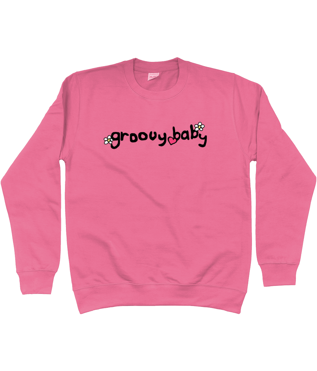 Groovy Baby Sweatshirt - Alien Cow